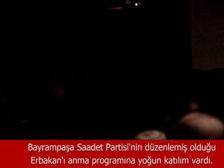 Saadet Bayrampaşa Erbakan'ı Anma Programı