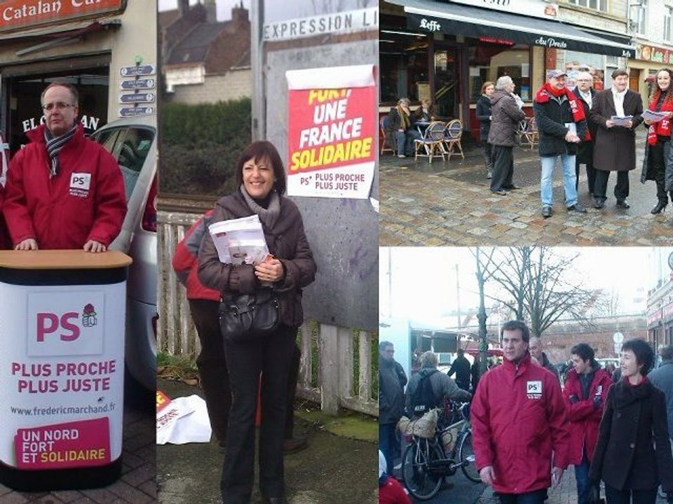 Les socialistes en campagne