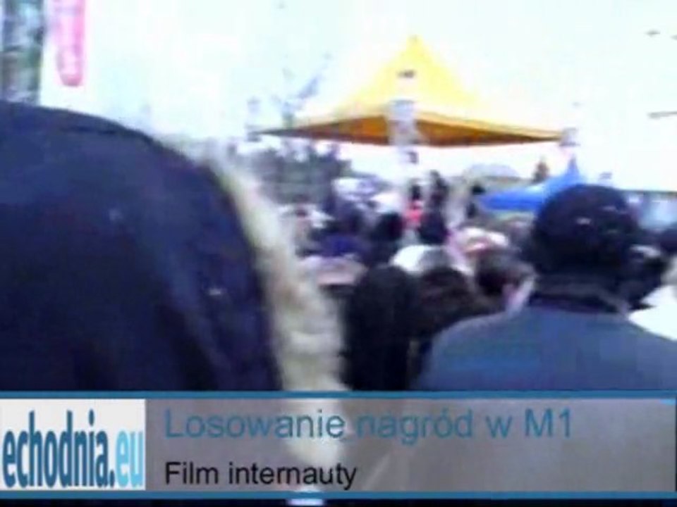 Losowanie nagród w M1 Radom - film internauty