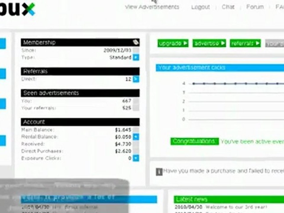 How to earn money online by clicking ads - Neobux
