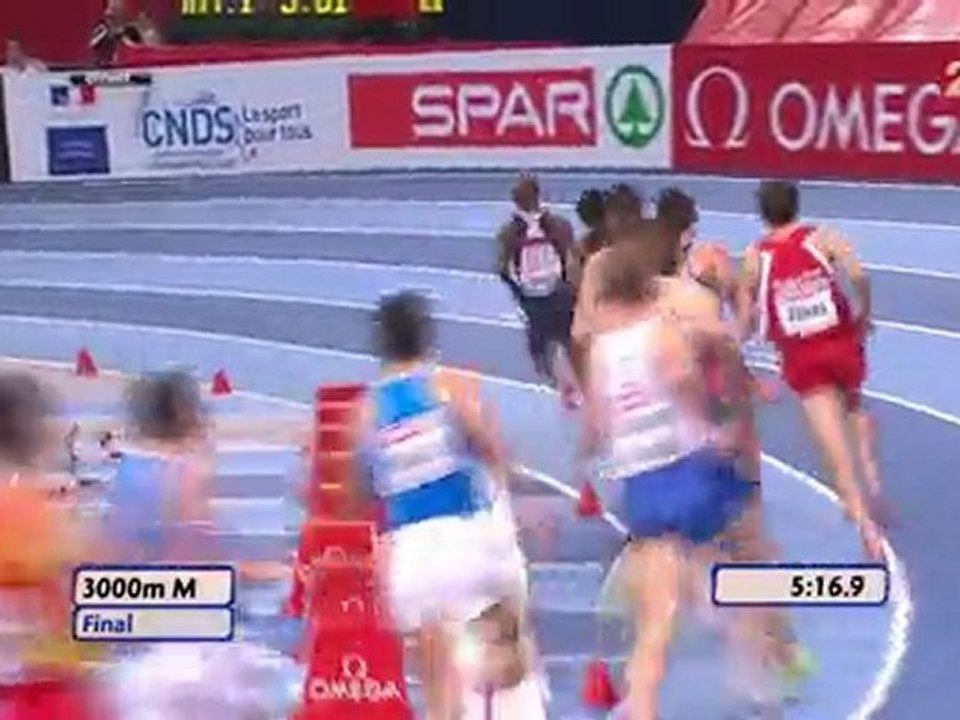 Florian Carvalho - 3000m FINALE - Europe 2011 - Bercy