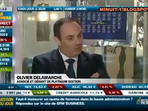 Olivier Delamarche BFM Business 8/03/2011 - 8 mars 2011
