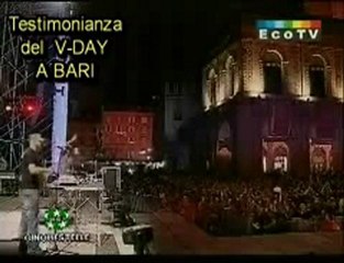 TESTIMONIANZA V-DAY BARI CON ROMANO PRODI 8 SETTEMBRE 2007