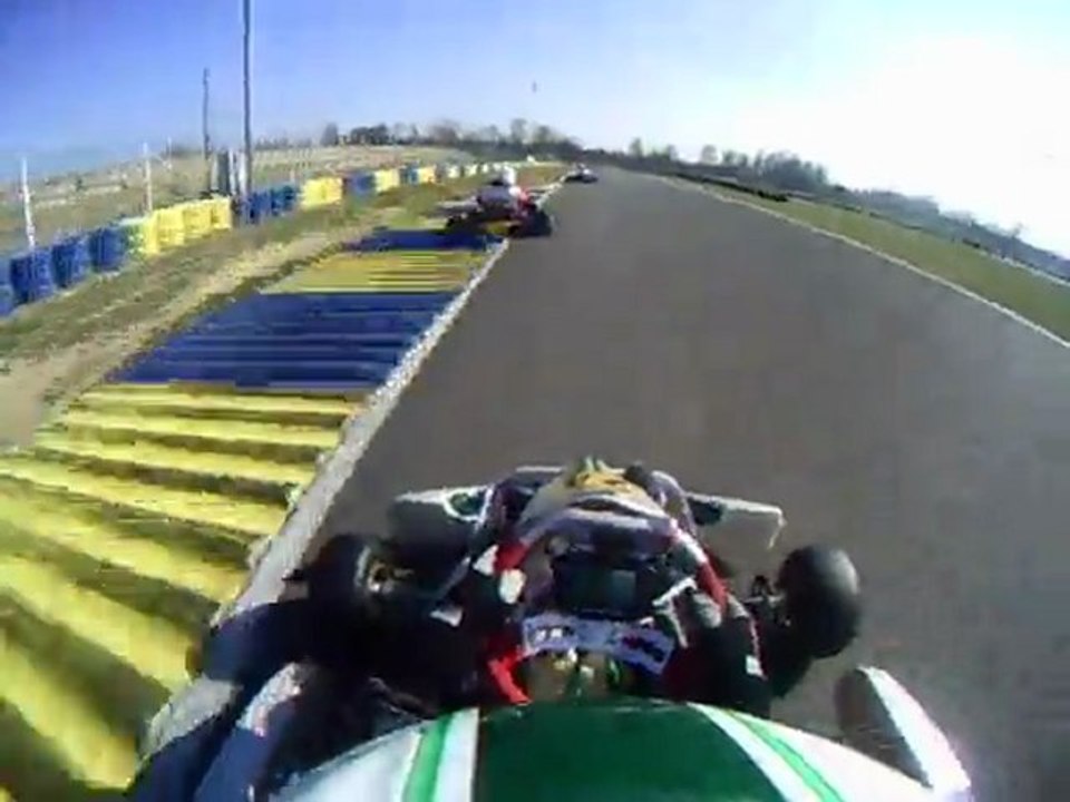 Entrainement de Kart au Mans, Circuit Alain Prost le 06/02/2