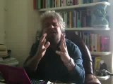 Beppe Grillo in diretta alla Fiera di Torino