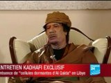 Interview de Kadhafi 07/03/2011 pour france24