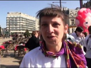 Rassemblement au Mans, pour la journée de la femme