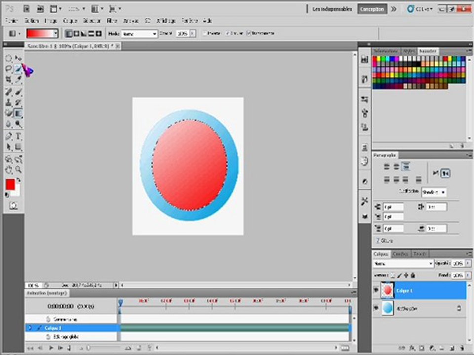 Tutoriel créer un bouton arrondi avec photoshop