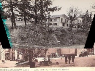 une carte postale de st bonnet le courreau   loire