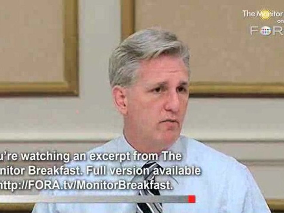 GOP Whip McCarthy: Long 2012 Primary Good for Republicans