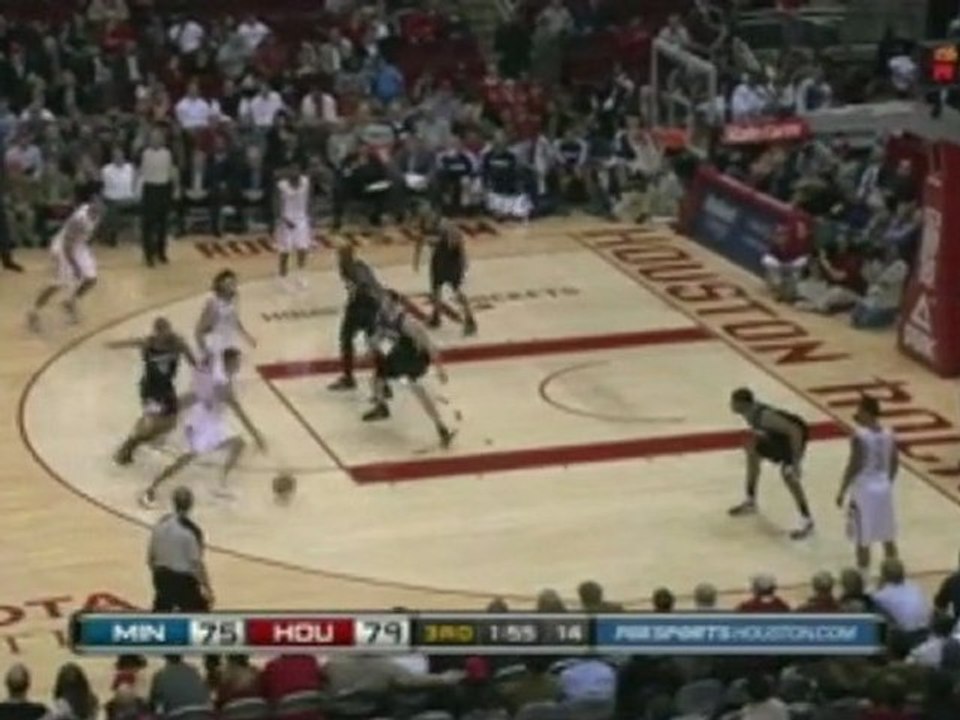 Kosta Koufos Blocks Kevin Martin & Brad Miller 2.8.2011