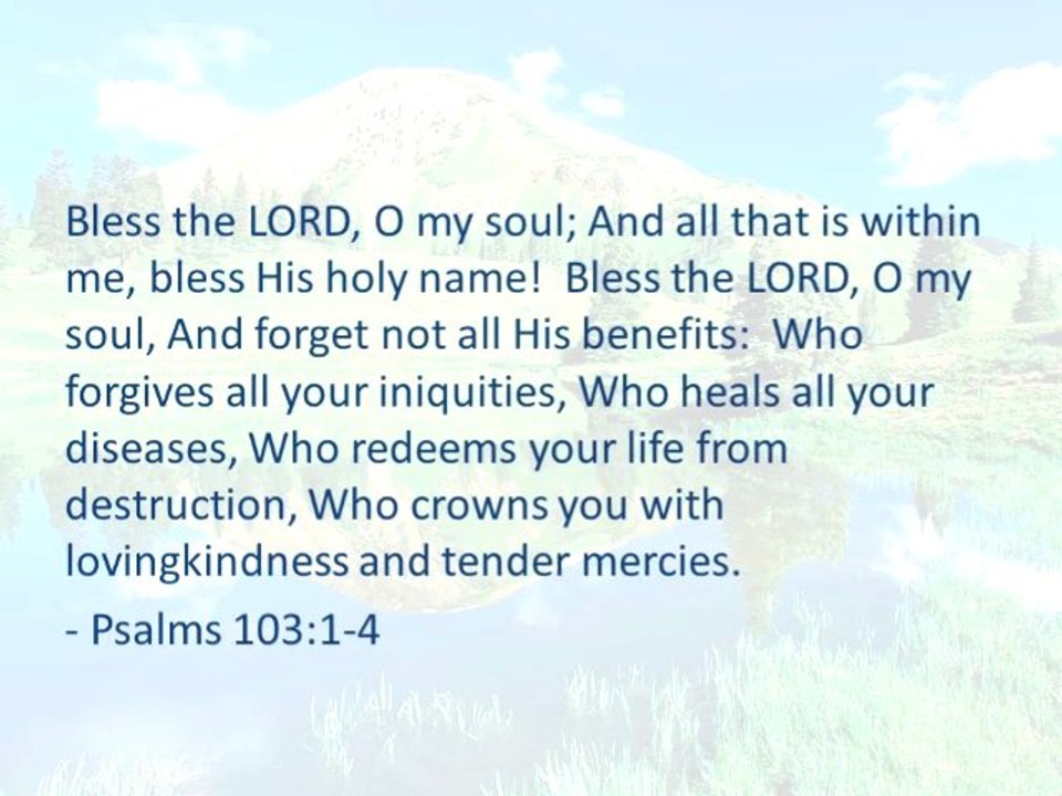 Healing Scriptures 1