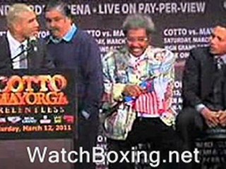 watch Ricardo Mayorga vs Miguel Cotto Boxing Match Online