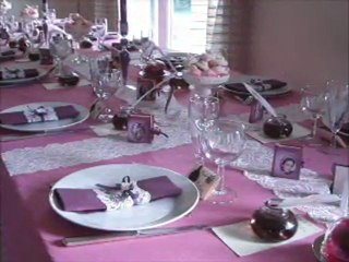 Décoration de table "Jane Austen"
