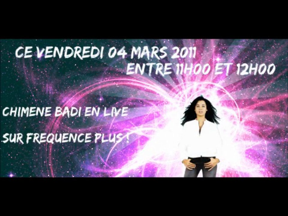 Chimène Badi sur Fréquence Plus