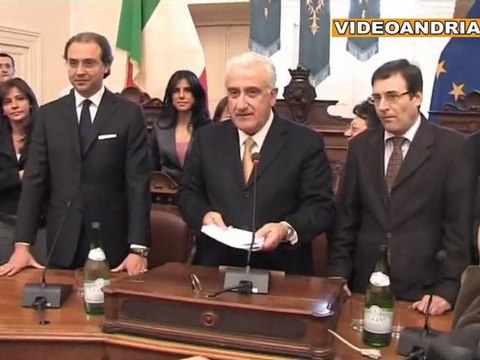 Proclamazione del nuovo Sindaco di Andria Nicola Giorgino