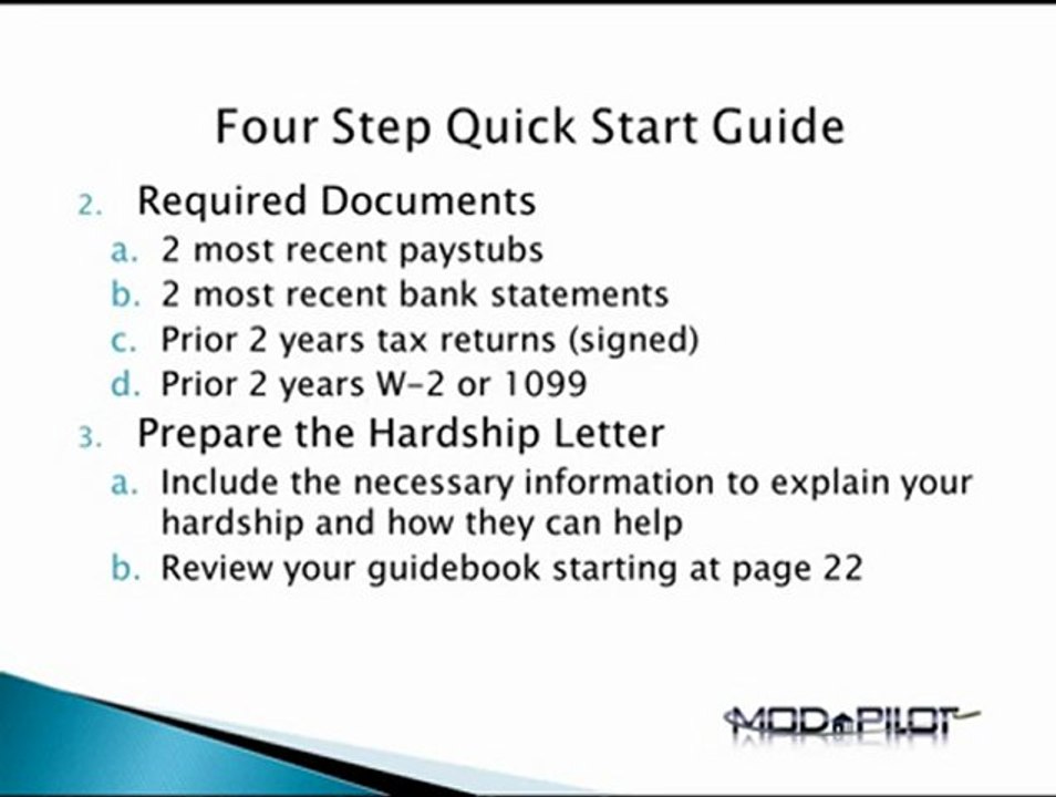 ModPilot Loan Modification Intro