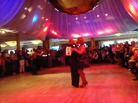 Concours danse Chalet du Lac les 3 couples évoluent