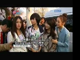 KARAの韓国でのニュース映像