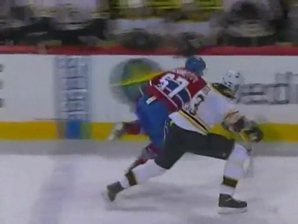 Chara vs Pacioretty. La saga debute