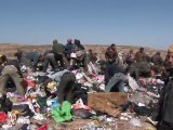 Palestinians eke out living on garbage dump