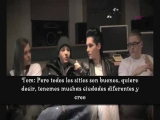 Humaniod City entrevista  tOKIO hOTEL parte 1 en español