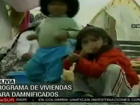 Bolivia garantiza alojamiento a damnificados por lluvias