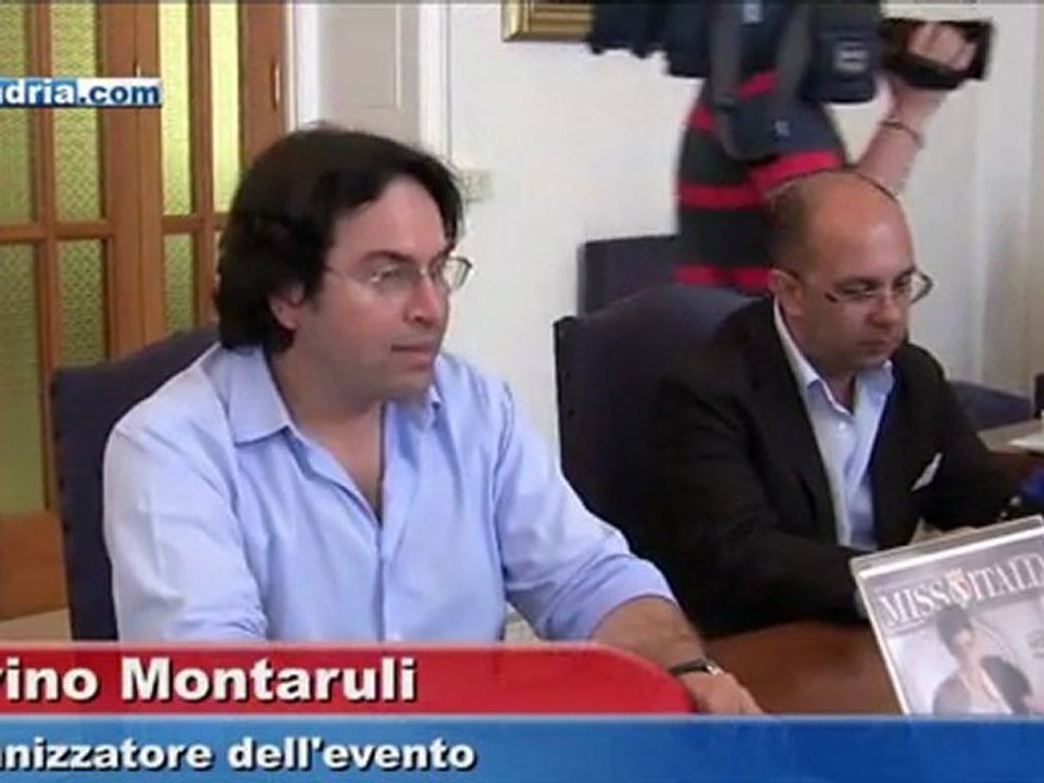 Miss Italia 2010 ad Andria: La Conferenza Stampa