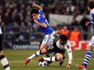 Schalke3-1 Valencia Farfan great free-kick & chip