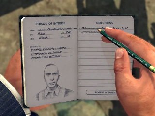 LA Noire - Gameplay sur les enquêtes et interrogatoires
