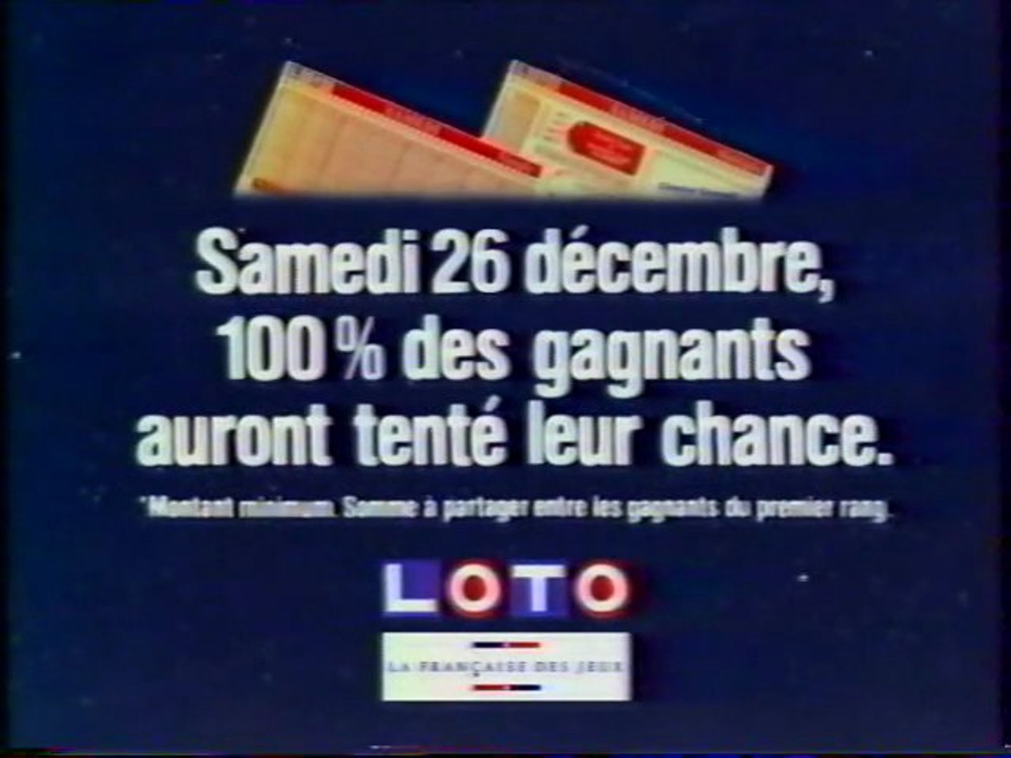 Publicite Loto Francais Des Jeux 1992 Video Dailymotion