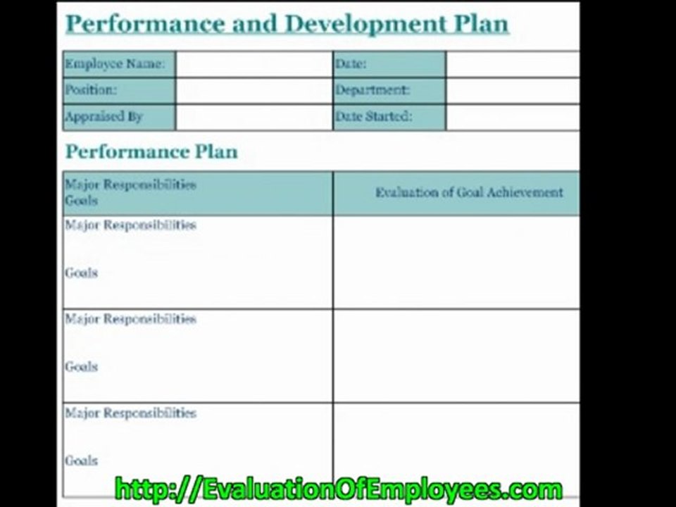 Sample Employee Evaluation Comments