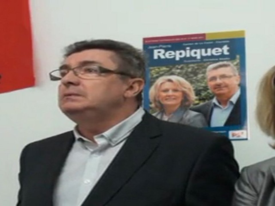 Inauguration du local de campagne rue Edgar Quinet.