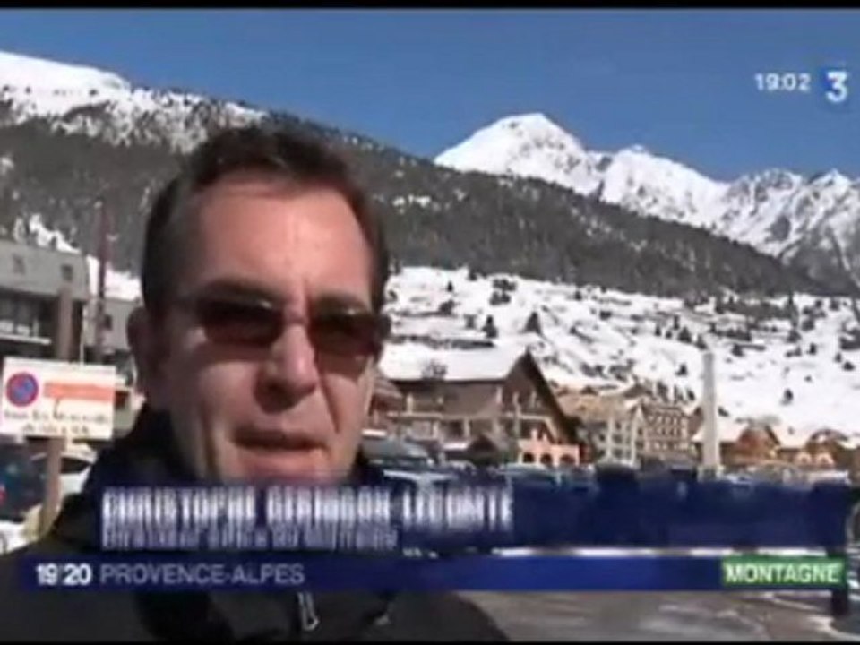 Montgenèvre au 19/20 de France 3