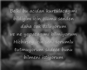 Bu Bir Veda Degil Senin İçin Bir Dua. . .