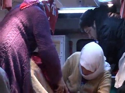 Yüksekova Bağdaş köyünde hasta kurtarma