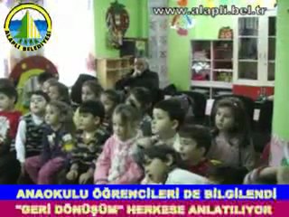 ANAOKULU ÖĞRENCİLERİ DE BİLGİLENDİRİLDİ