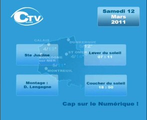Calaisis TV Météo Samedi 120311