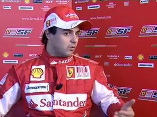 F1, GP Turchia 2010: Intervista a Felipe Massa