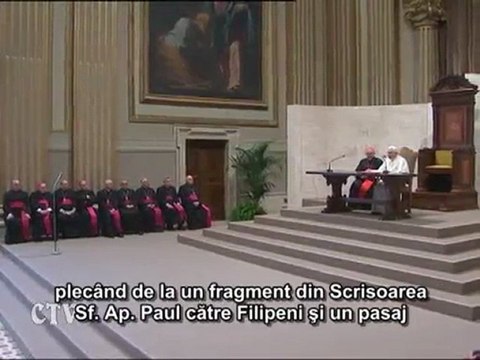 Benedict al XVI-lea: Retreziţi interesul pentru Dumnezeu