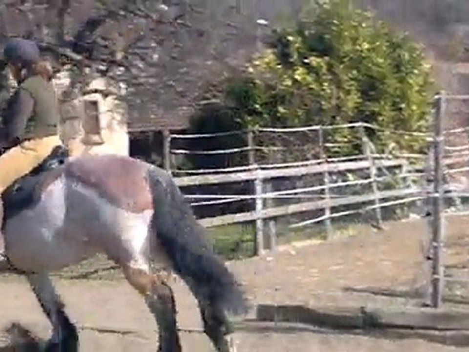 rhonyx son premier saut, un gros ça saute aussi!