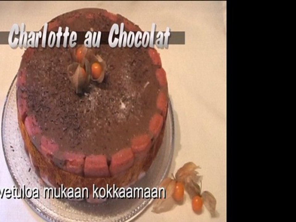 Charlotte au chocolat