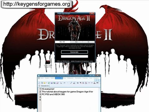 Download Dragon Age 2 Game + Codes Xbox 360, PS3 and PC