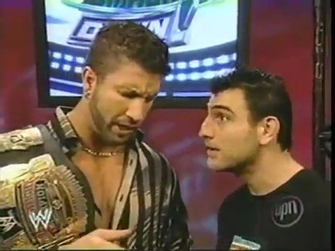 Gregory Helms and Nunzio confrontation (Smackdown 2.3.2006)