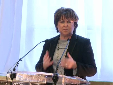 Martine Aubry accueille Stéphane Hessel à Lille