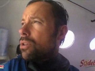 Réactions de Thomas Coville après l'avarie sur Sodebo