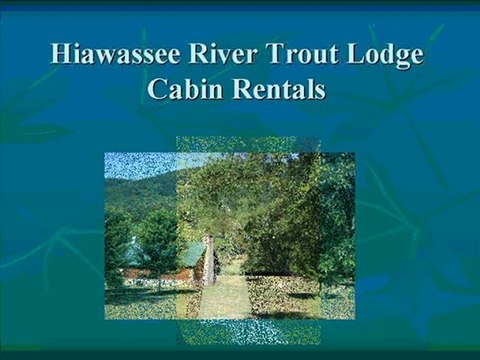 Hiawassee River trout lodge Cabin Rentals Conference Center