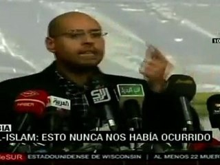 Al-Islam: esto nunca nos había ocurrido en Libia