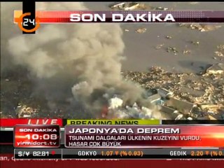 Japonya'da Büyük Deprem ve Tsunami (video-haber)