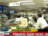 Un violent séisme frappe le Japon
